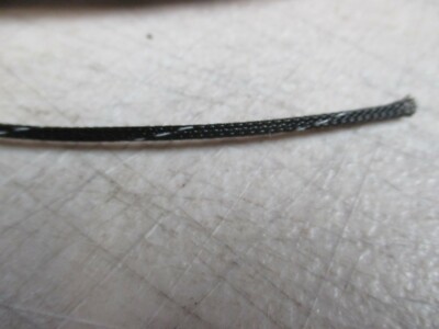 SCHWARZER POLYESTER, DEHNBARER SCHLAUCH, 3 mm, 10 Meter LÄNGE, BUNDESBOGUL, HR3