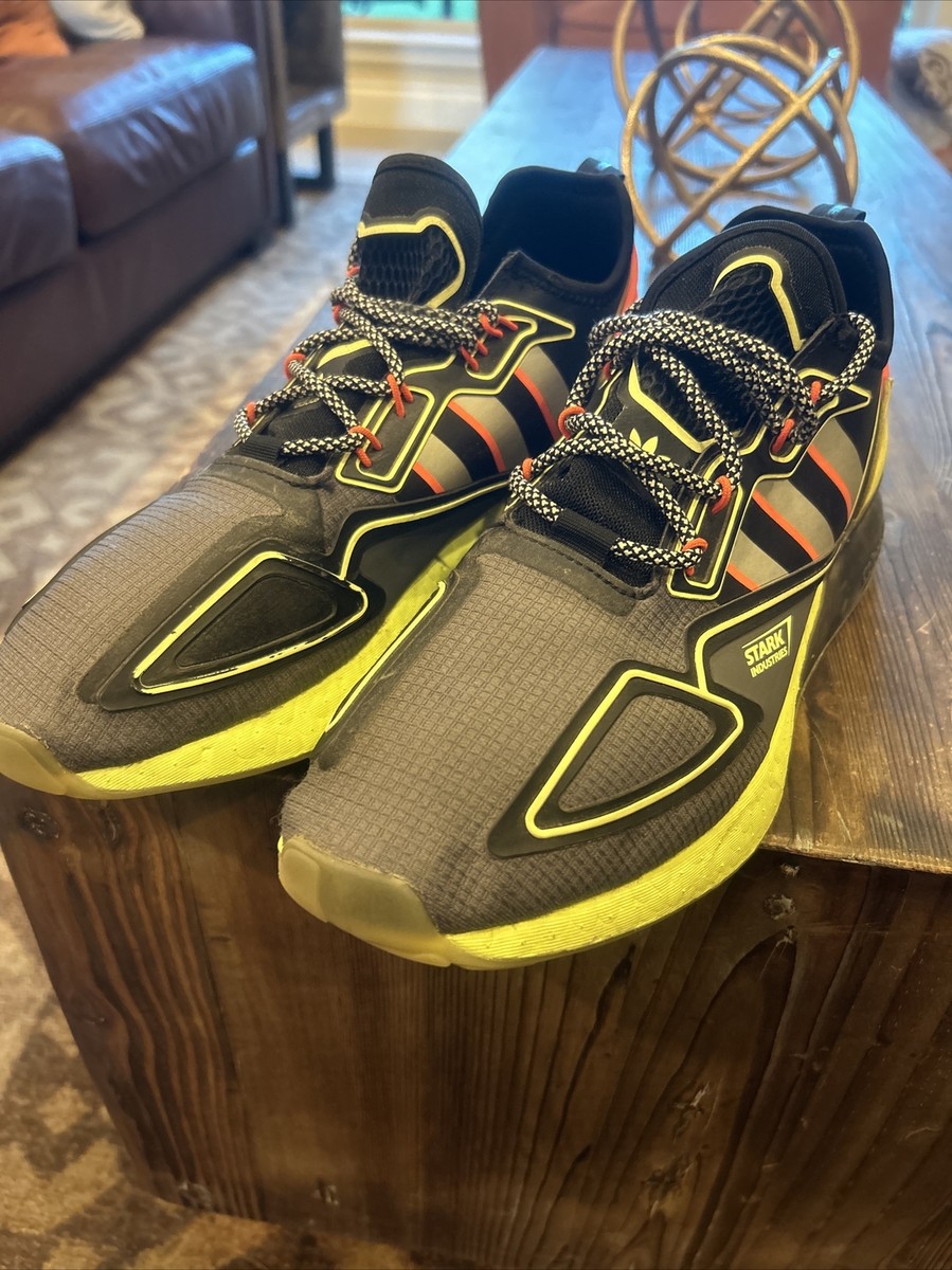 Size 11 adidas Marvel x ZX 2K Boost Stark Industries Black