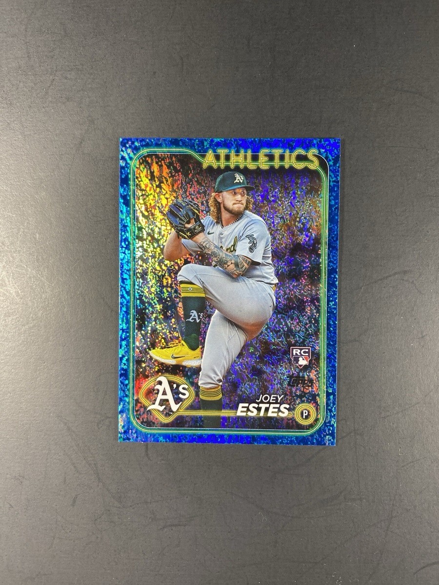 2024 Topps Update #US130 Joey Estes RC Blue Holo Foilboard /999 
