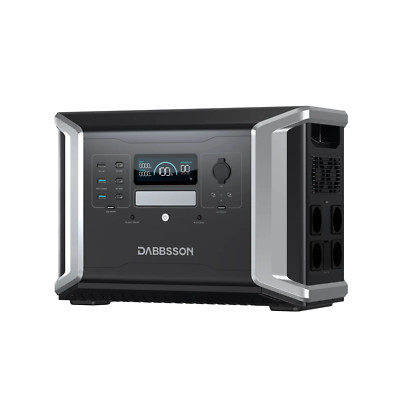 Dabbsson DBS1400Pro 1382Wh 2400W Tragbare Solargenerator Powerstation LiFePO4