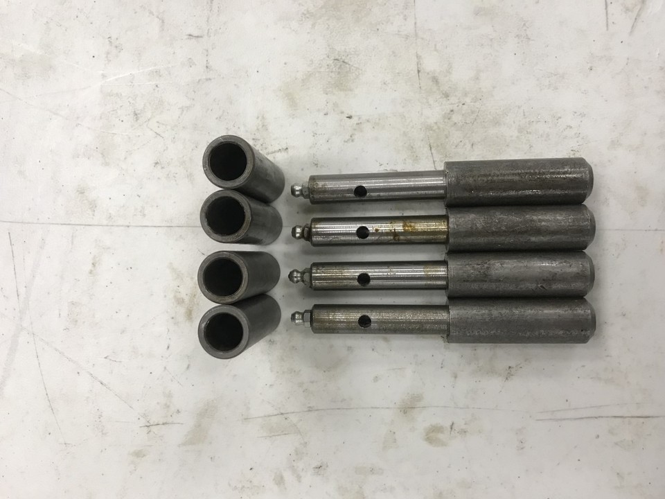 4 Weld on Barrel Gate Hinges 4 1/2" Heavy Duty Weld On Weldable Hinge