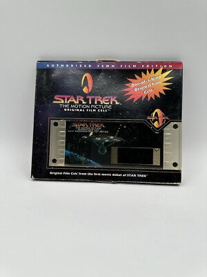 Star Trek The Motion Picture Genuine STTMP Original 70mm Film Cel USS Enterprise