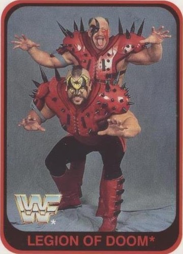 1991 Swanson WWF Legion Of Doom PSA 8 POP 3 Road Warriors WWE WCW