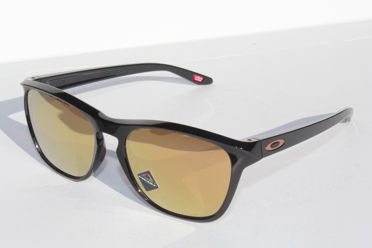 OAKLEY Manorburn Sunglasses Polished Black/Prizm Rose Gold NEW  