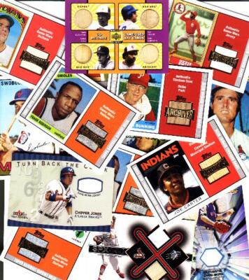 2000-2024 Football, Baseball, Hockey, Basketball, Game Used/Worn Cards RelicAuto