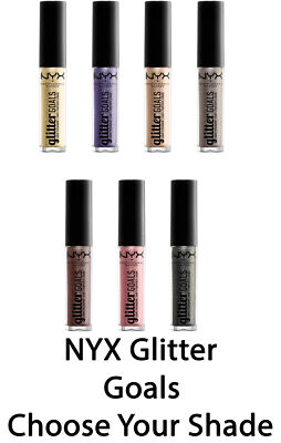NYX Glitzer Goals flüssiger Lidschatten 8 Farbtöne zur Auswahl