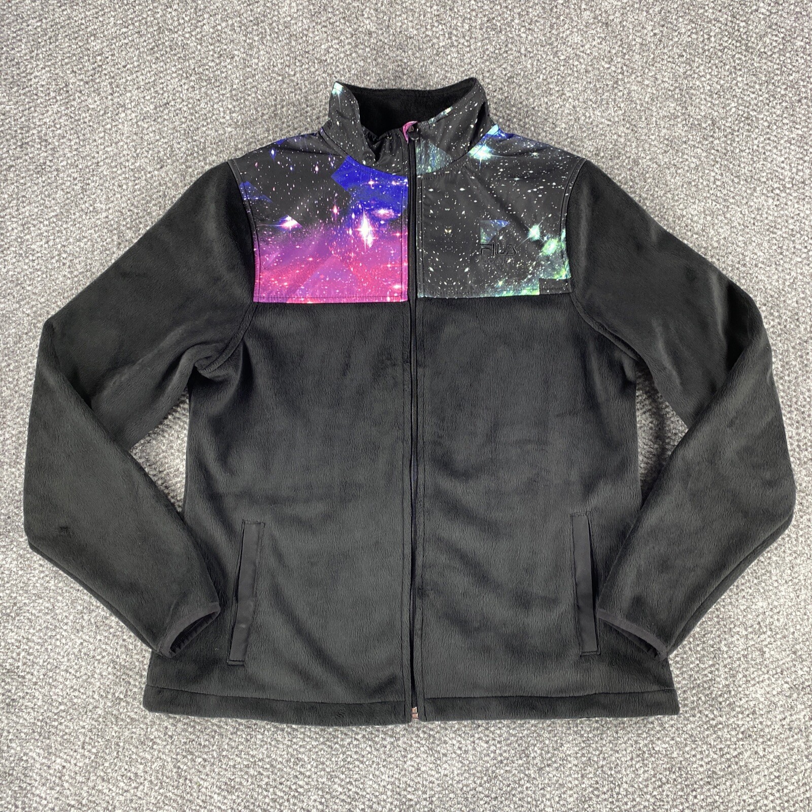 Giacca donna Fila Sport full zip nera taglia media