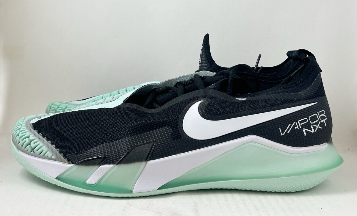 Nike Court React Vapor NXT Black Mint White Tennis CV0726