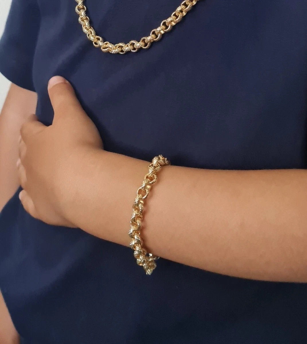 9ct 2024 belcher bracelet