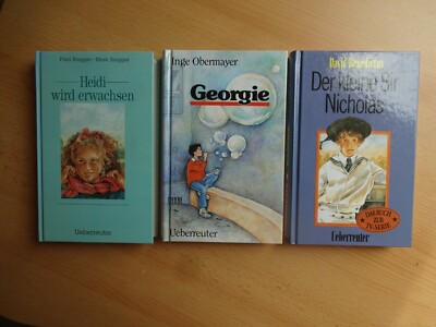Heidi wird erwachsen, Georgie, Der kleine Sir Nicholas, 3 ungelesene Bücher 1990