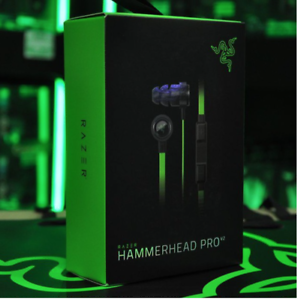Razer Hammerhead Pro V2 Earbuds With Microphone Black Green Ebay