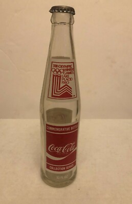 Vintage Coke Bottle XIII Olympic Winter Games Lake Placid 1980