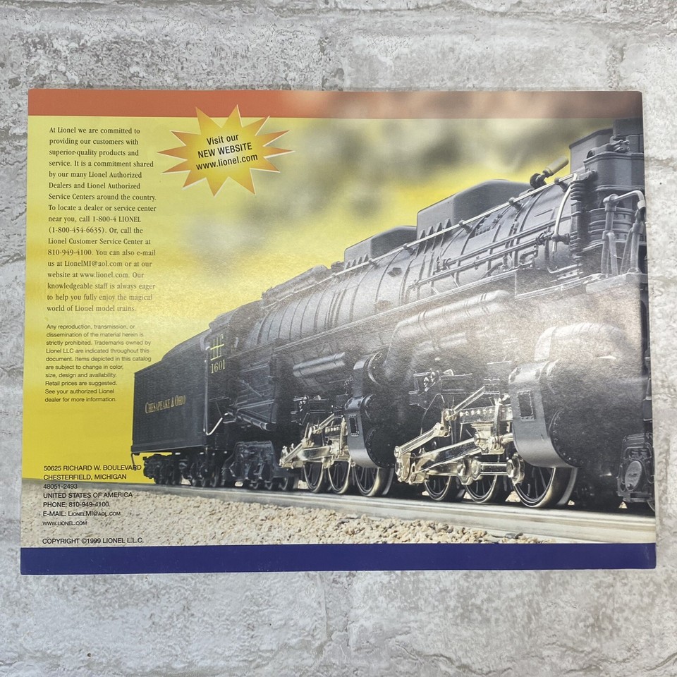 LIONEL 1999 Classic Trains Volume 2 Catalog eBay