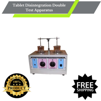Tablet Disintegration Double Test Apparatus Pharma Lab Testing Device