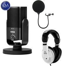 Essential Podcast Bundle With Rode Mini Usb Mic + Multi-purpose Headphones +