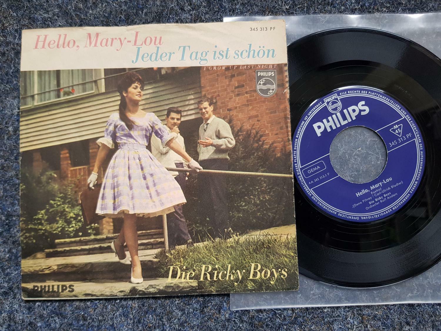 7"" Single Vinyl Ricky Boys = Peter Beil - Hello, Mary-Lou