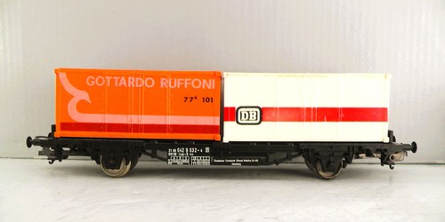 H0 Lima 042 9 032 -4 Containerwagen Gottardo Ruffoni  # 25170 # | Zustand: Gebraucht