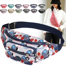Fanny Pack Waist Bag Womens Shoulder Hip Belt Bum Sport Travel Waterproof Purses