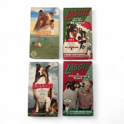 Lassie VHS Lot Two SEALED Well of Love Christmas Tail Come Ho Ho Home Friends