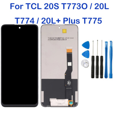 LCD Display Touch Screen Digitizer For TCL 20S T773O / 20L T774 / 20L+ Plus T775