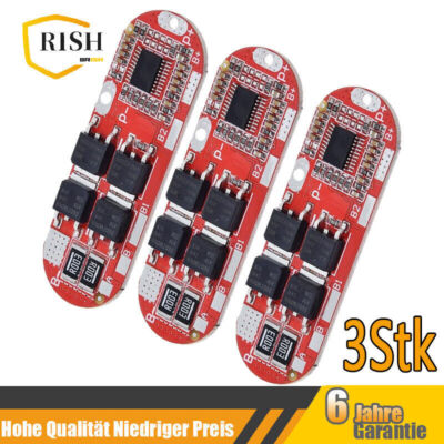 3.7V Li-Ion 18650 BMS Batterieschutzplatine 3S/4S/5S Protection Charging Board