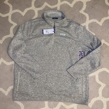 Eddie Bauer Men's 1/4 Zip Mock Neck Classic Fit Pullover Sweater Fleece