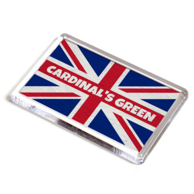 FRIDGE MAGNET - Cardinal's Green - Union Jack Flag