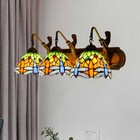 Modern Mermaid Lampbase Vanity Light Bathroom Wall Mount Lamp Dragonfly Pattern