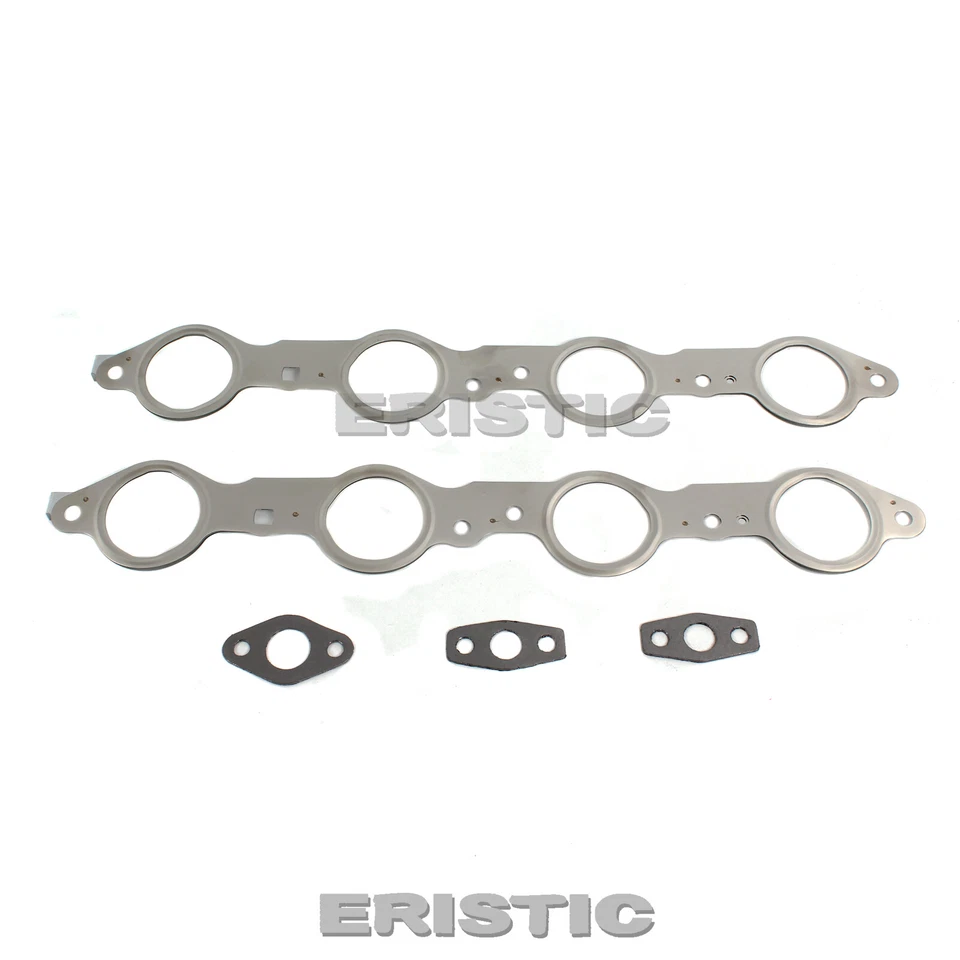 Juego de juntas de colector de escape para 00-12 Cadillac Chevrolet GMC Hummer 4,5 L - 6,2 L Foto 4 de 4