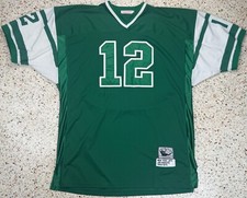 Mitchell & Ness Throwback #12 New York Jets Joe Namath 1965-1976 Jersey Size 60