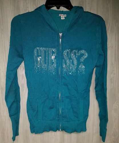 Guess Womens Sweater Sz Small Zip Up 
