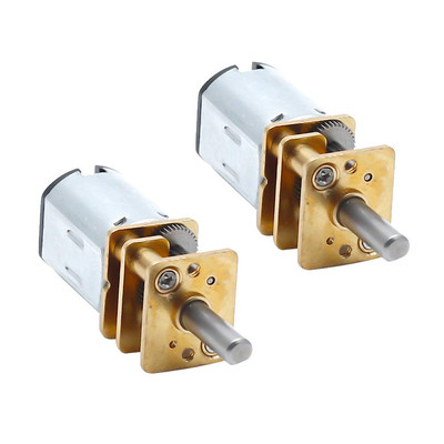 2PCS DC 6V 1000RPM Speed Reduction Motor N20 3Mm Shaft Mini Metal Gearwheel Gear