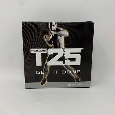 Beachbody Focus T25 Alpha Beta Get It Done Workout Diet DVD Set 8 discs