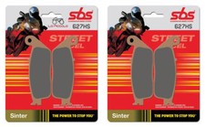 4 FRONT BRAKE PADS SBS 627 HS SINTER TRIUMPH Tiger 800 XR/XRX 2015