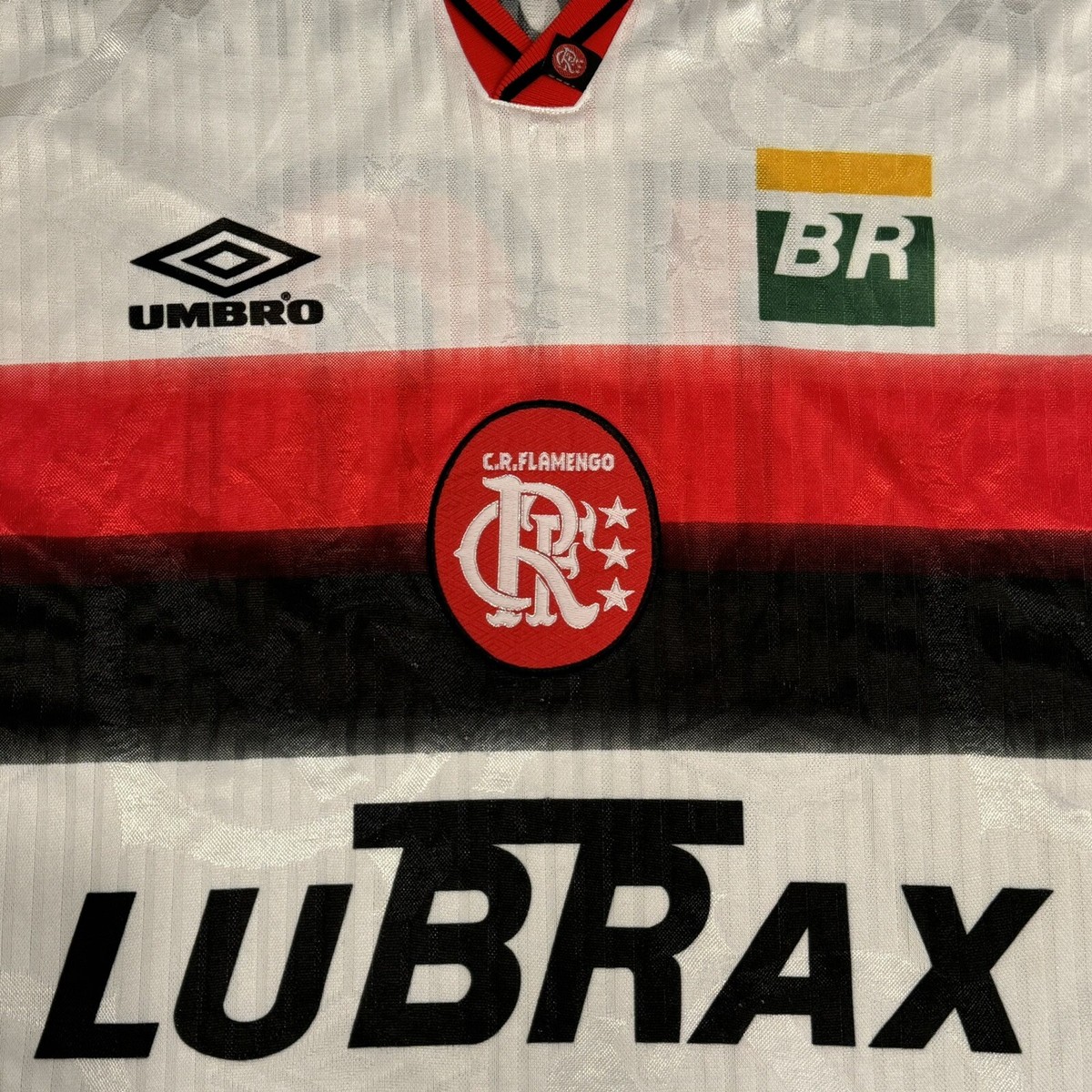 Vintage Umbro Flamengo Brazil #10 Centenary 1995/1996 Away Soccer