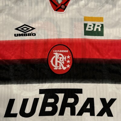 Vintage Umbro Flamengo Brazil #10 Centenary 1995/1996 Away Soccer