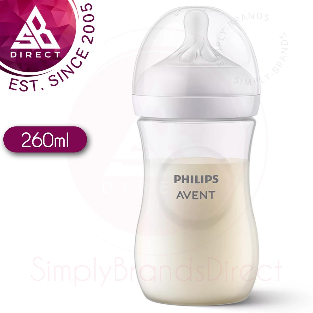 Philips Avent Natural Response Baby Milk Bottle│ with Flow  Teat│260ml