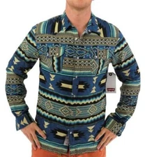 NEW LEVI'S MEN'S CLASSIC LONG SLEEVE BUTTON UP SHIRT LEGION BLUE 3LDLW216