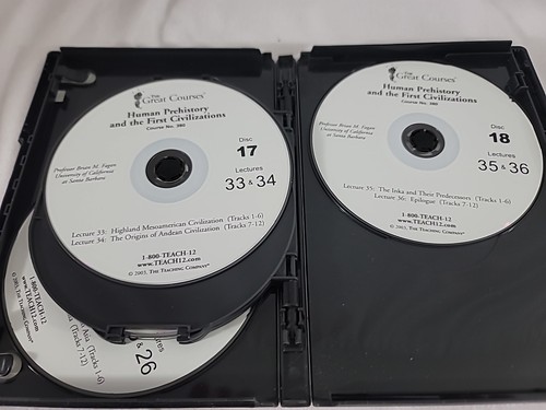 Human Prehistory and the First Civilizations Parts I-III 16 CD -No Book -FR SHIP - Imagen 9 de 9