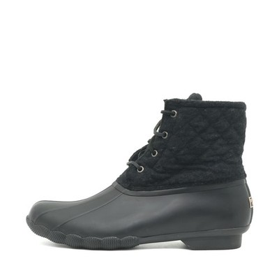 Sperry Damen STS97561F Stiefeletten Schwarz Textil Boots Winterstiefel EU 42,5
