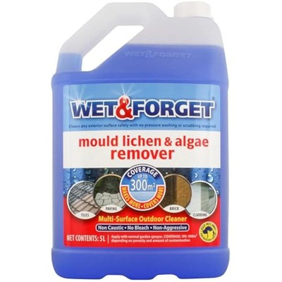 Wet & Forget Schimmel-, Flechten- & Algenentferner, Outdoor Terrassenreiniger, schwarze Flecken