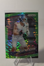 2025 Panini Prizm - Micah McFadden #95 Neon Green Pulsar Prizm Giants 