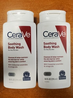 2 Pk: CeraVe Soothing Body Wash for Very Dry/Sensitive Skin 10oz. ea (7673) R2P1