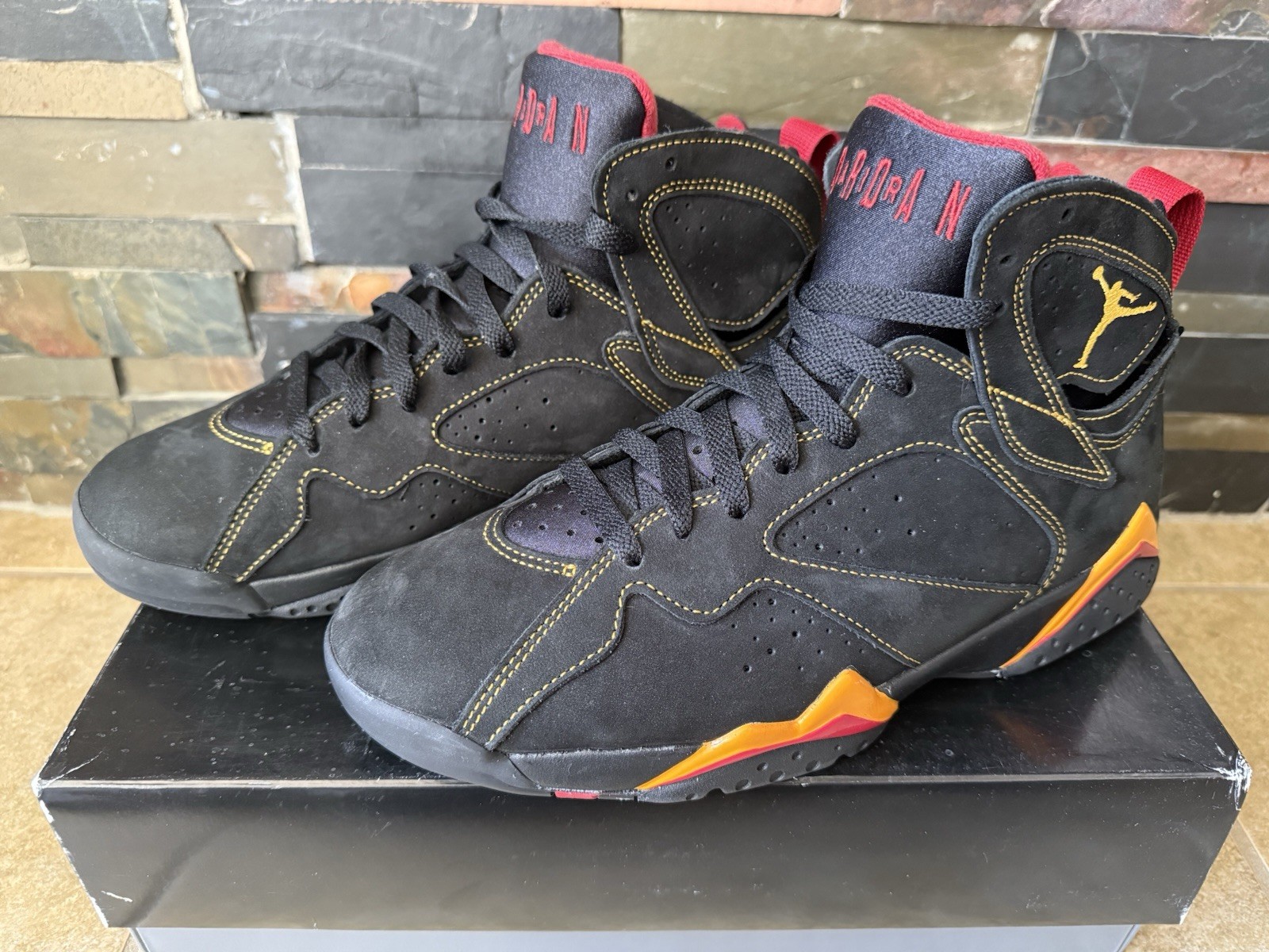 Nike Air Jordan 7 Retro Citrus Men’s Size 9 Great Condition FAST SHIPPING thumbnail 2