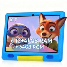 AEEZO 10-inch Kids Tablet Android 13 HD IPS, 6GB RAM 64GB,Quad-Core Shockproof