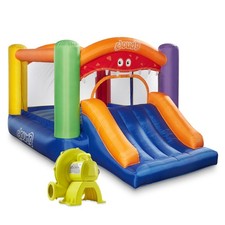 Monster Bounce House with Slide and Blower Inflatable Bouncer with Bag