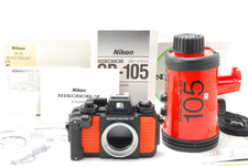  UNUSED w/Box Nikon Nikonos V Orange Underwater Film Camera Body Flash JAPAN