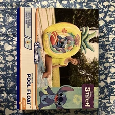 Disney Stitch Oversized Pool Float New In Box 2.67’ Wide