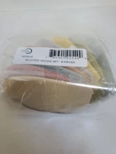 Mercer Culinary M35614 Silicone 8 Piece Plating Wedge Set Multicolor BRAND NEW!!