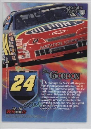 1996 Wheels Knight Quest Armor Jeff Gordon #2 HOF 1i5t - Picture 2 of 3